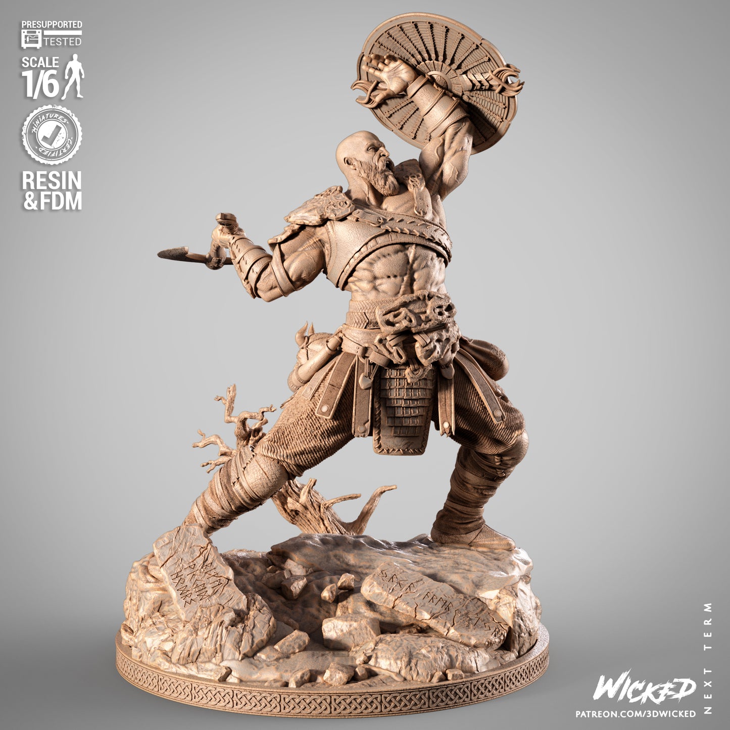 Kratos Sculpture