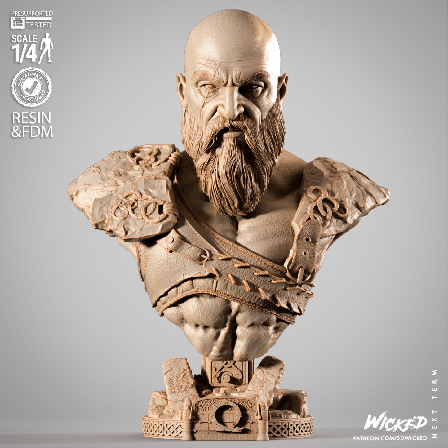 Kratos Bust