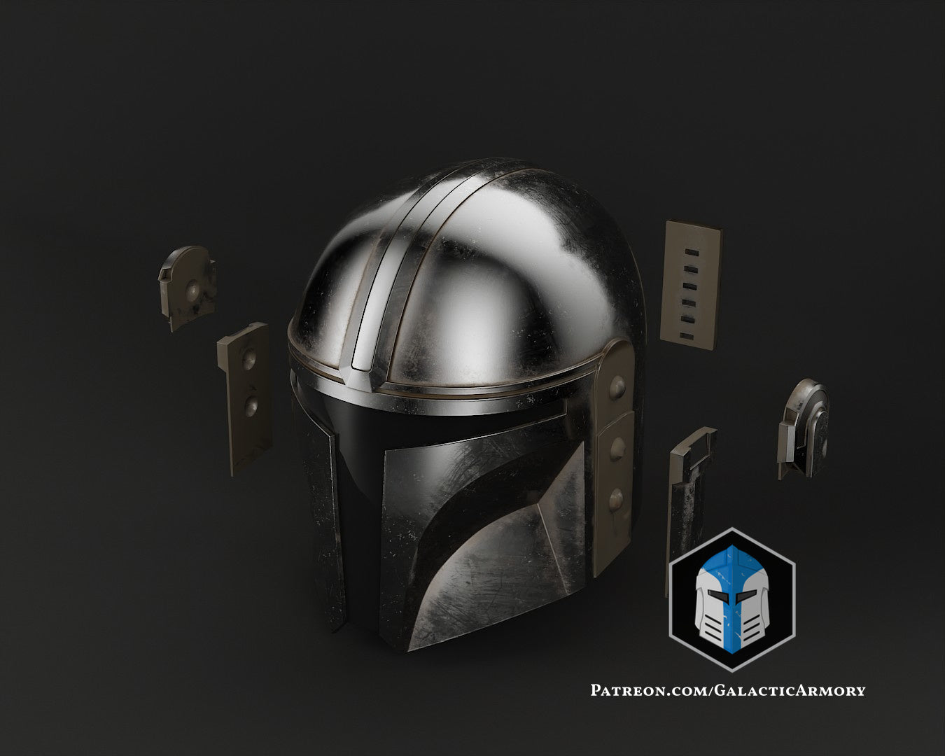The Mandalorian Cosplay Helmet