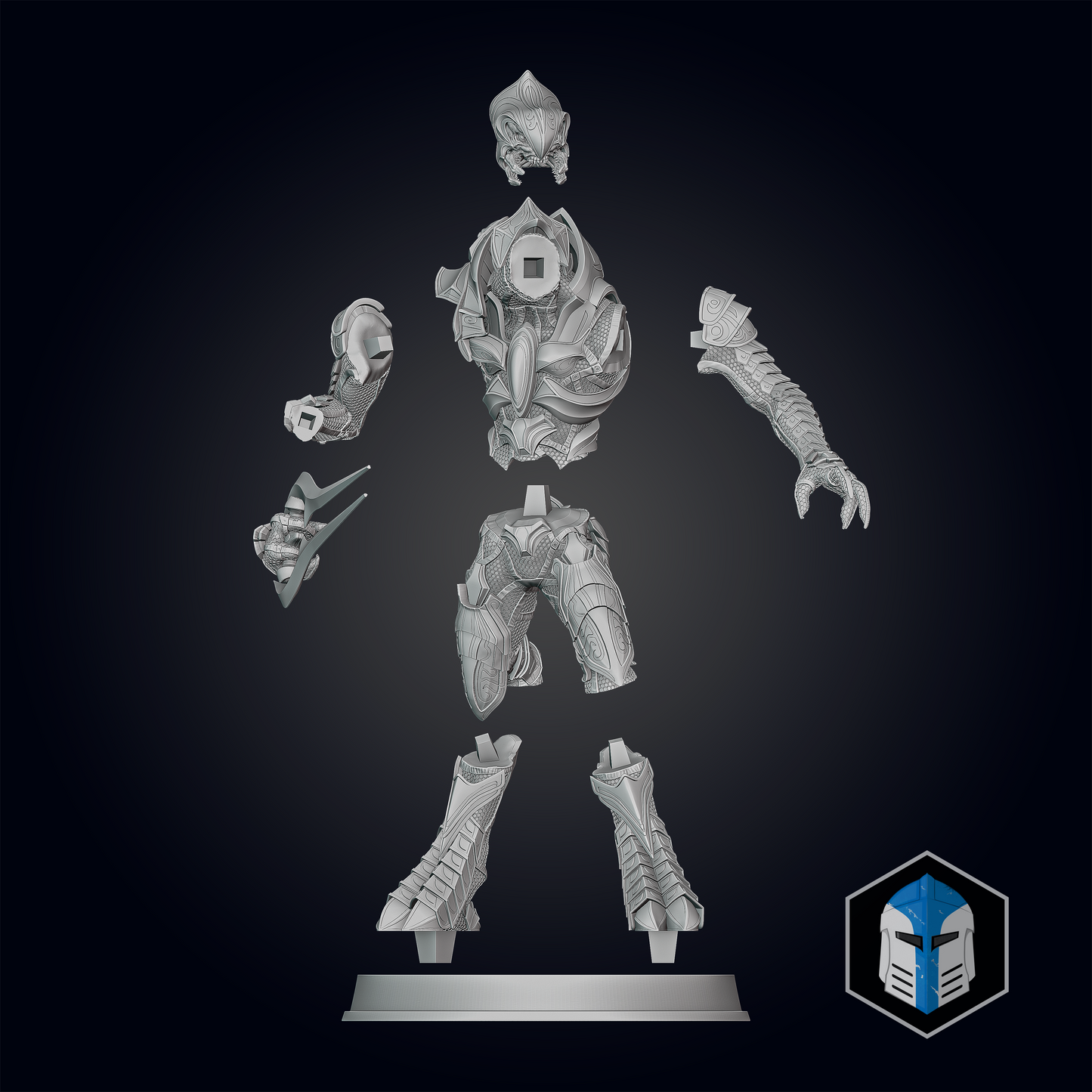 Arbiter Figurine Pose 1