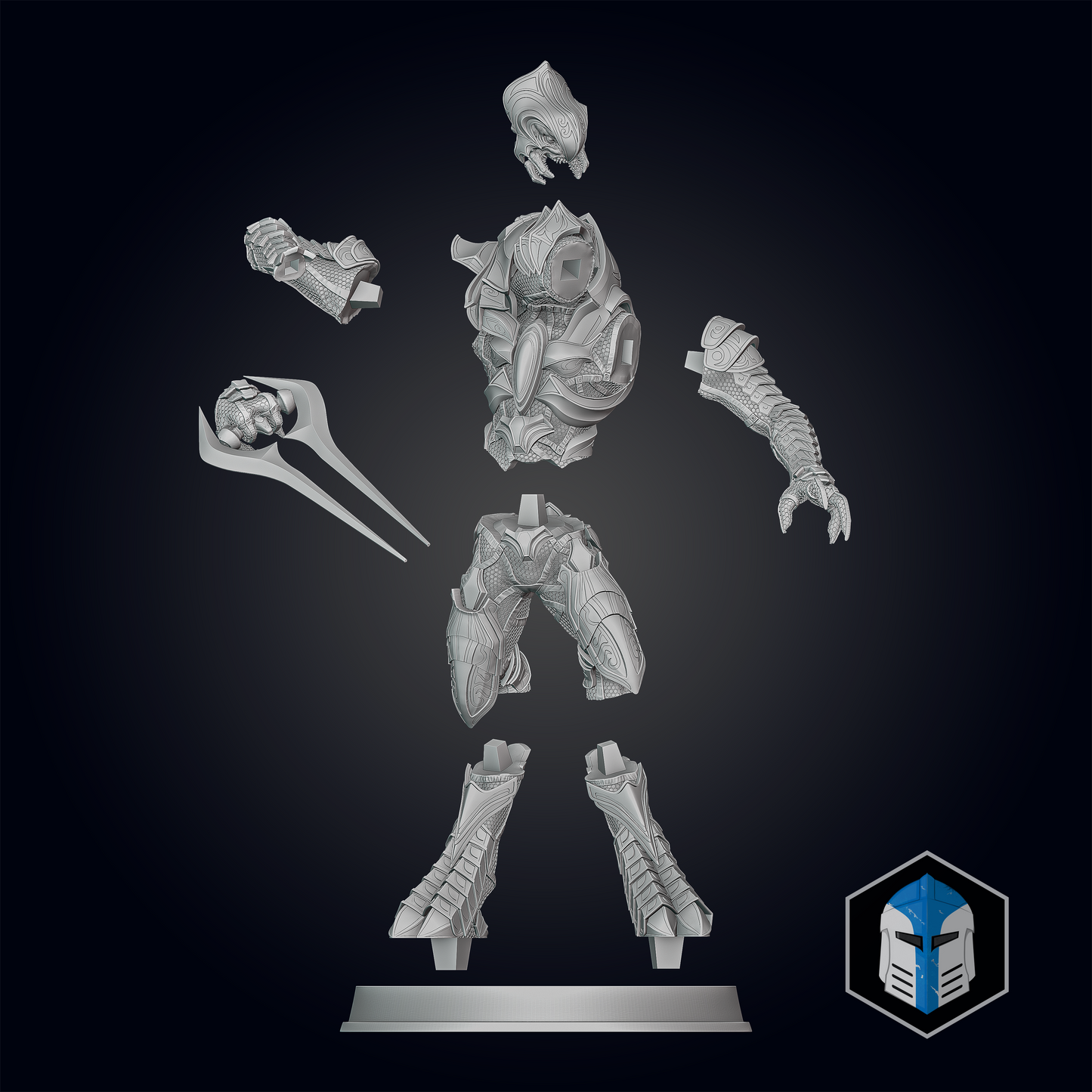 Arbiter Figurine Pose 2