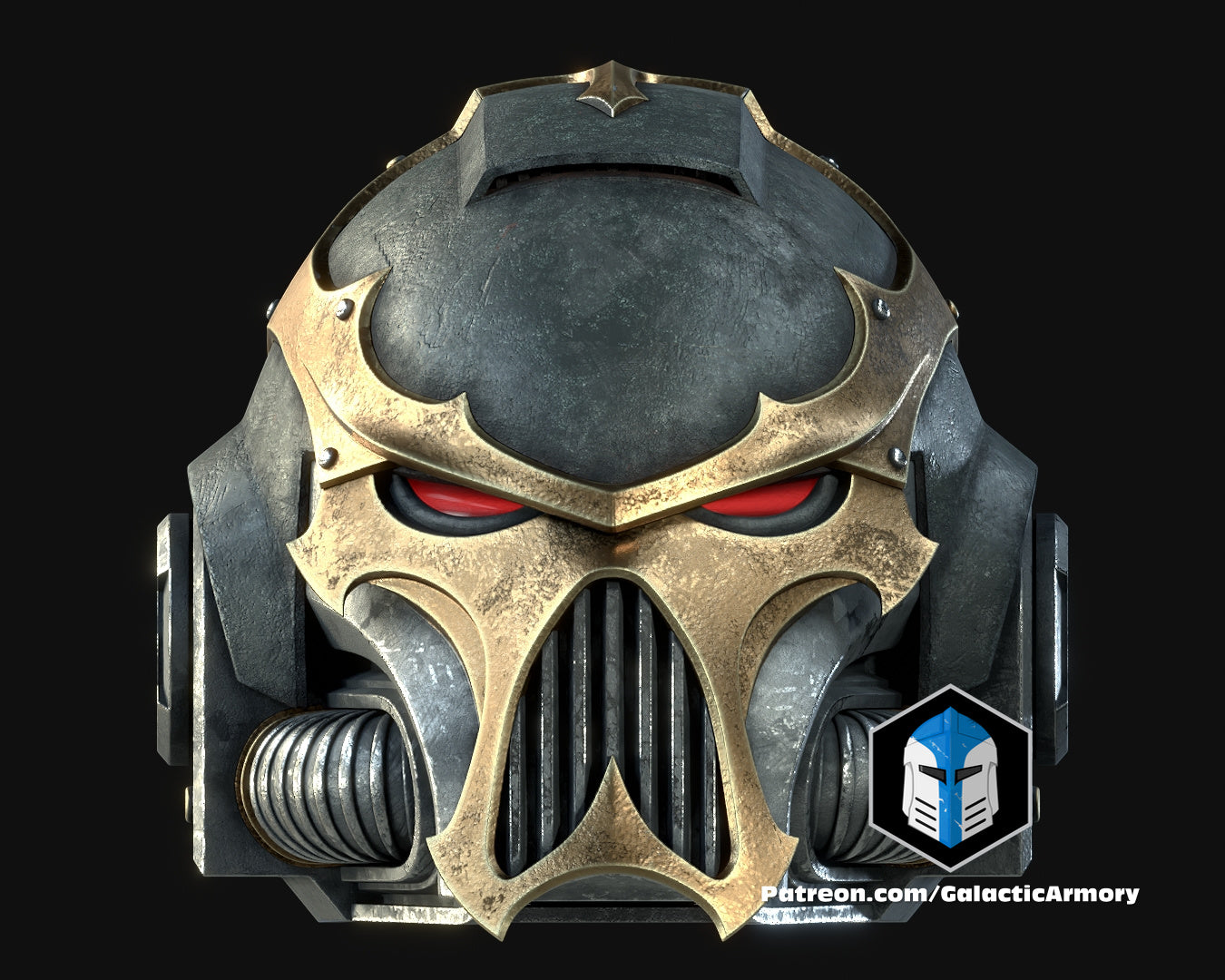 Chaos Warriors - Ebony Friend Group Cosplay Helmet