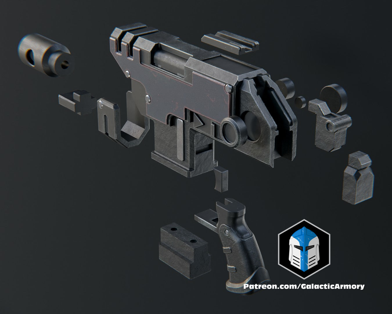 Space Warrior Pistol Cosplay
