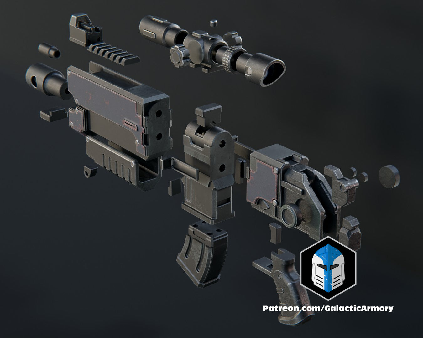 Space Warrior Rifle Cosplay