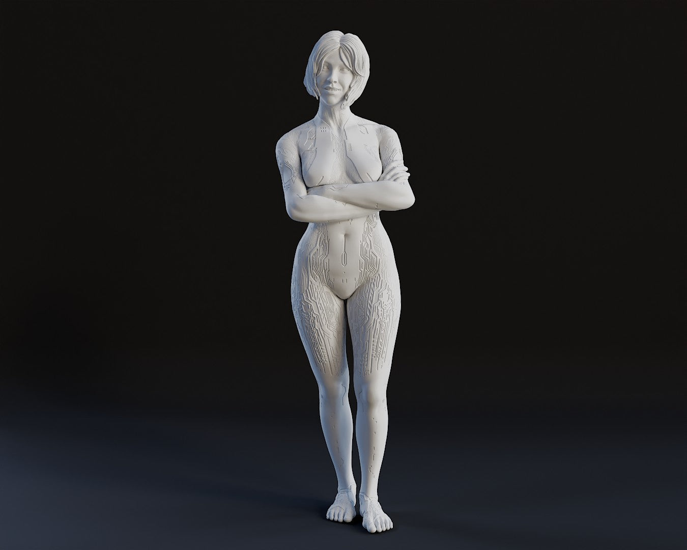Cortana Figurine Pose 3