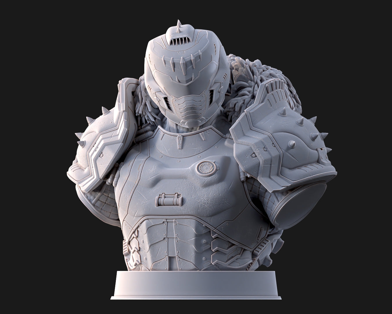 Doom Dark Ages Bust Pose 2