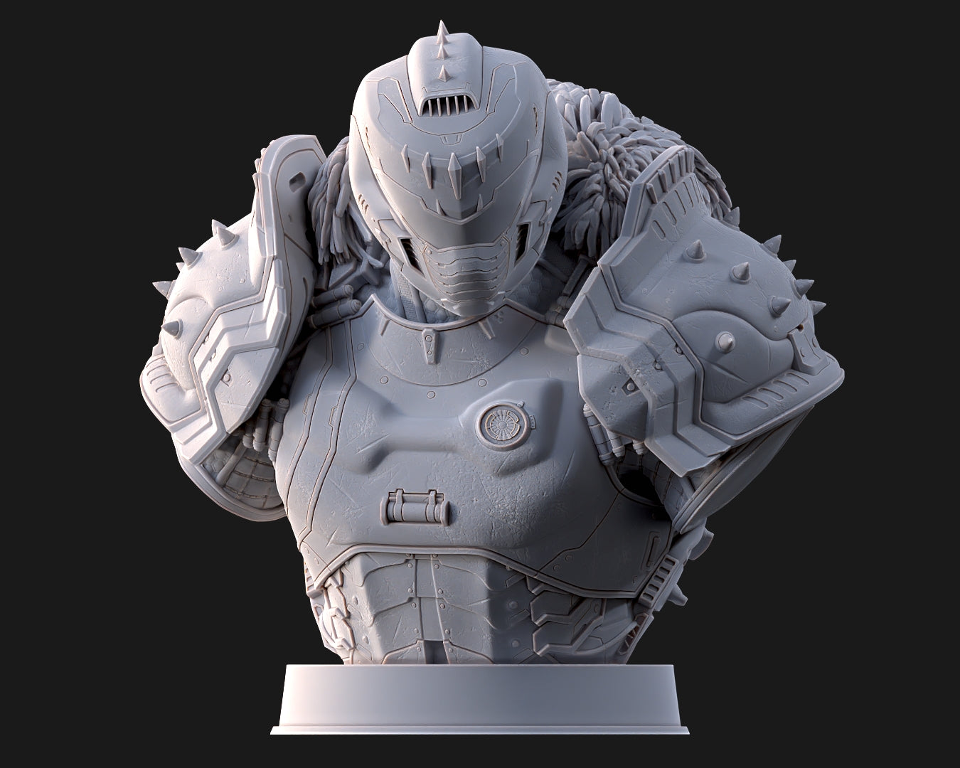 Doom Dark Ages Bust Pose 3