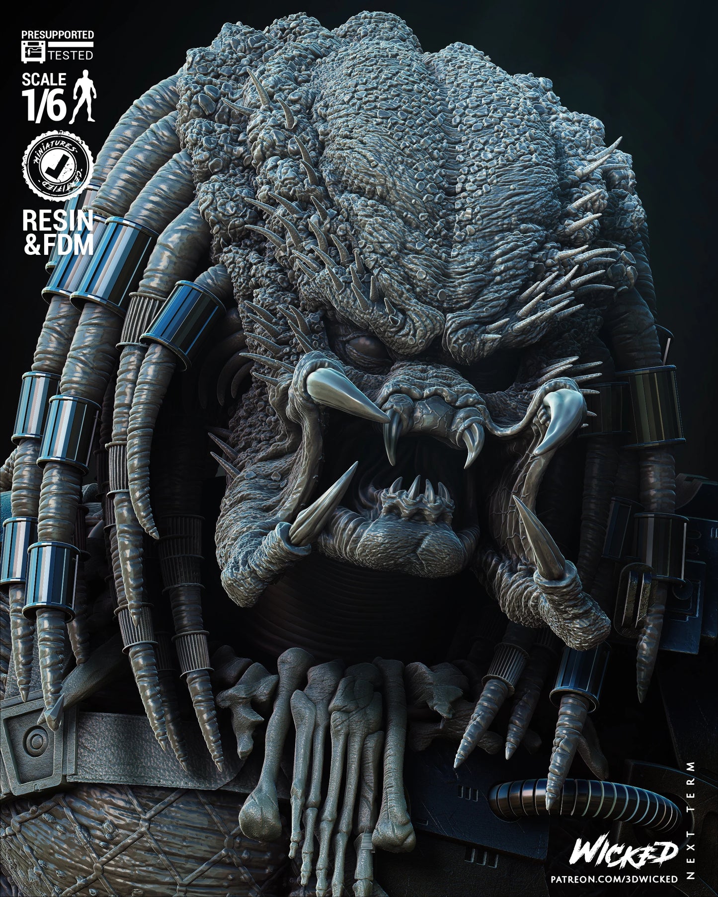 Predator and Dutch Diorama 1