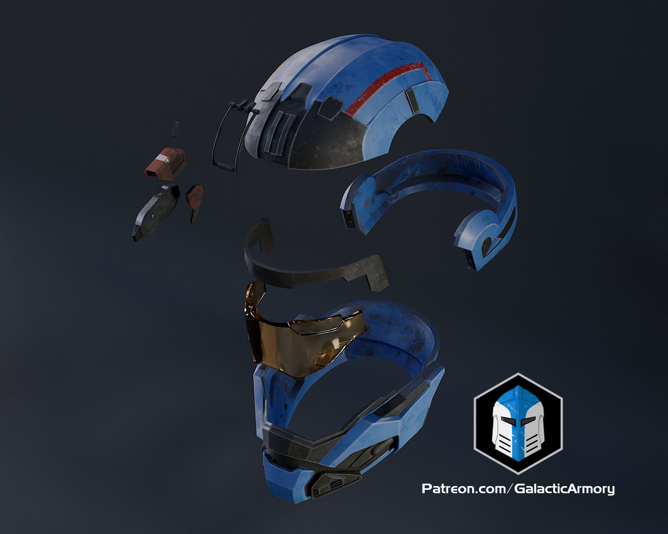 Halo Reach Commando "Carter" Helmet