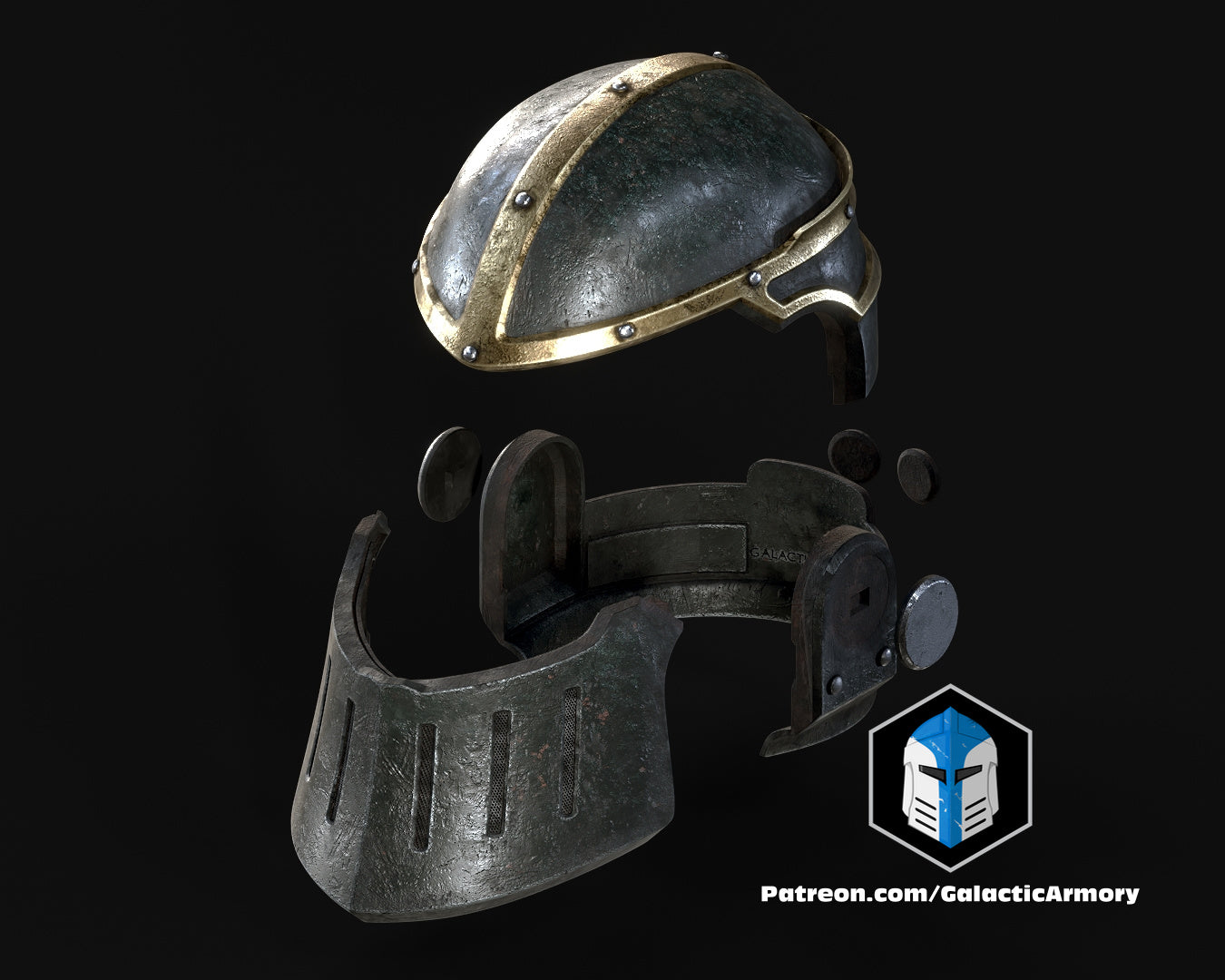 Chaos Warriors - Steel Attackers Cosplay Helmet