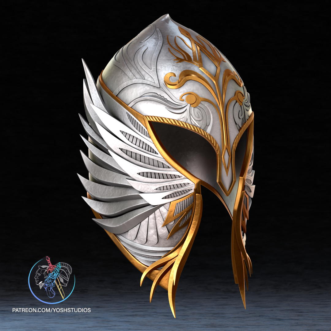 Oblivion Mithril Helmet Cosplay