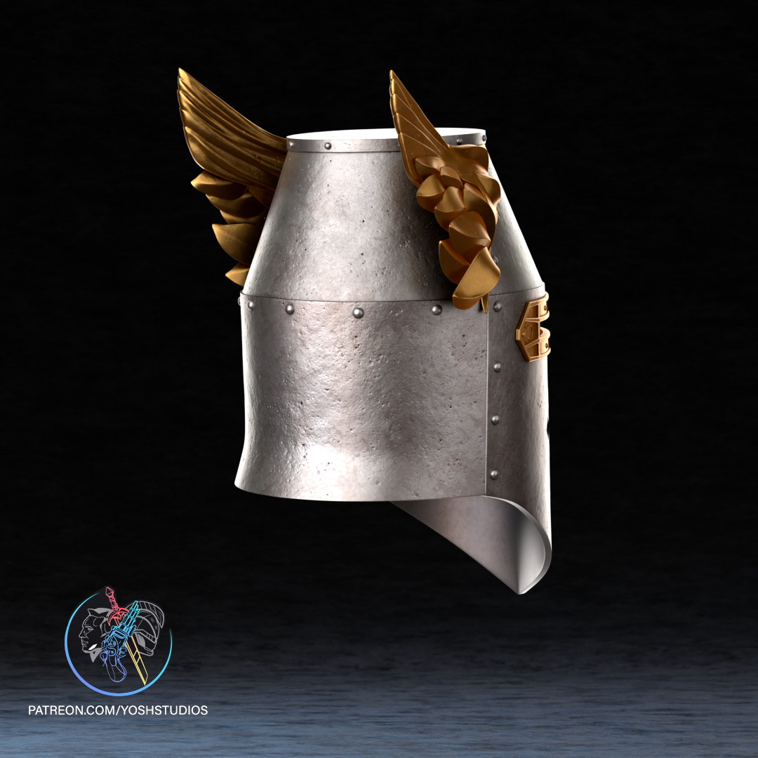 Oblivion Crusader Helmet Cosplay