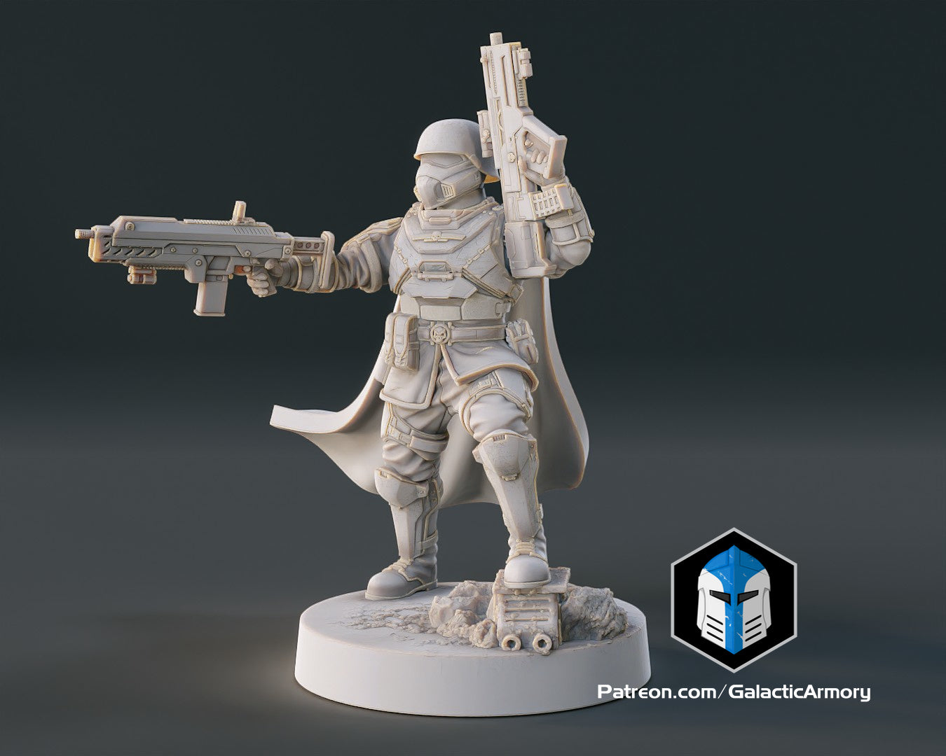 Helldiver Miniature - Pose 10