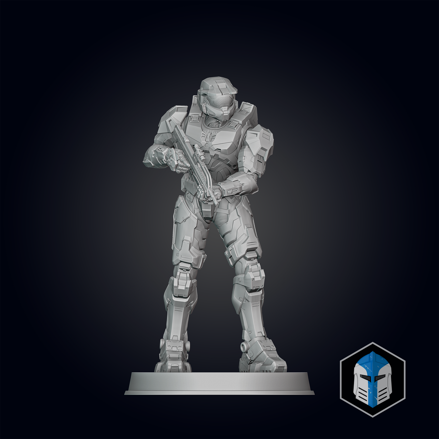 Master Chief Figurine Pose 3