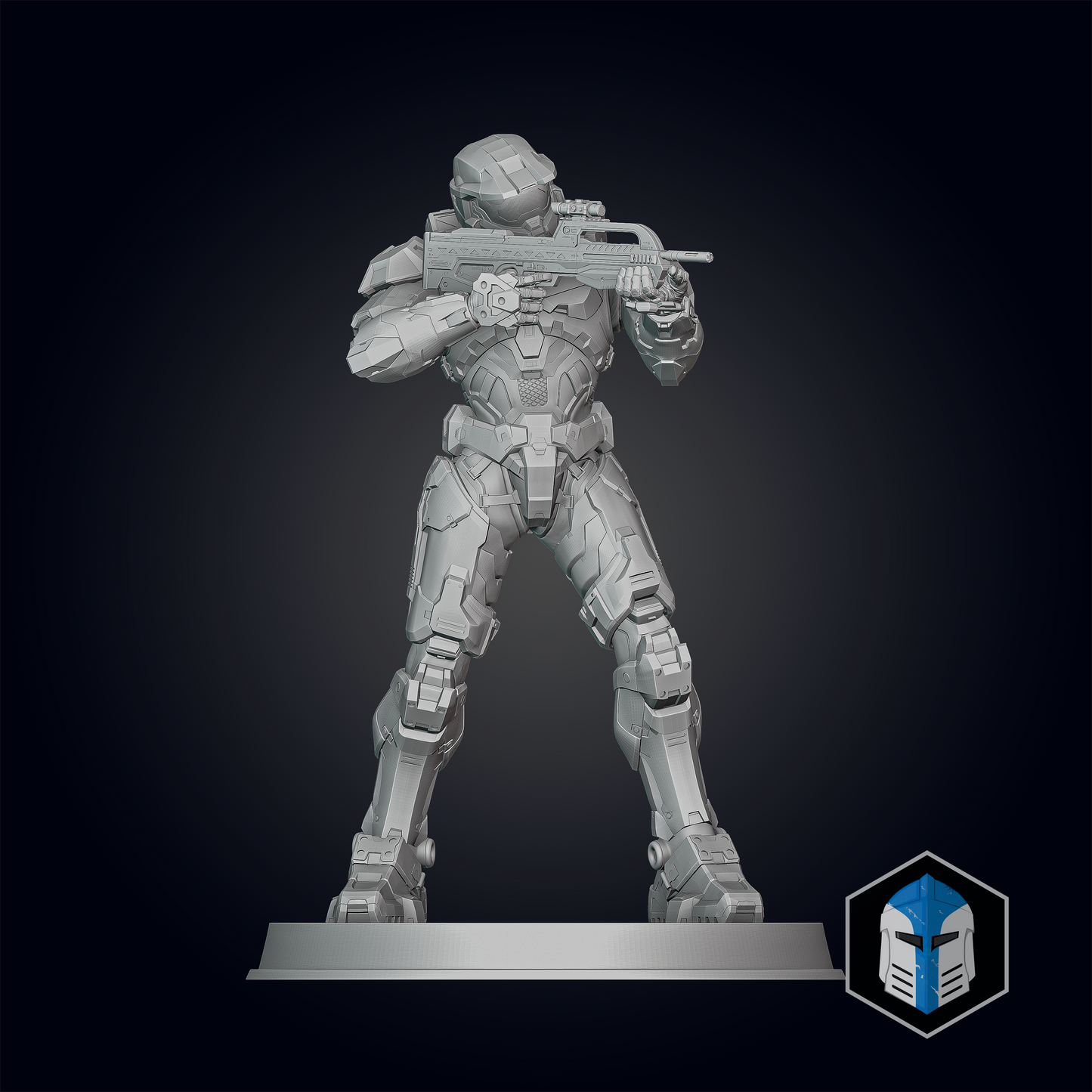 Master Chief Figurine Pose 4