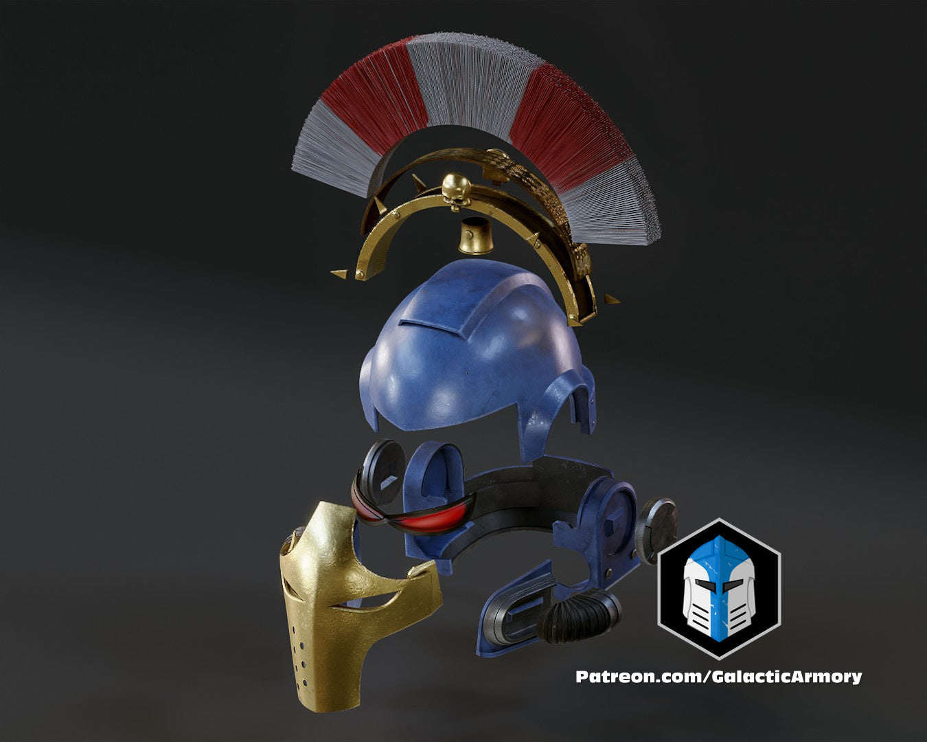 Relic Primary Warrior Cosplay Helmet