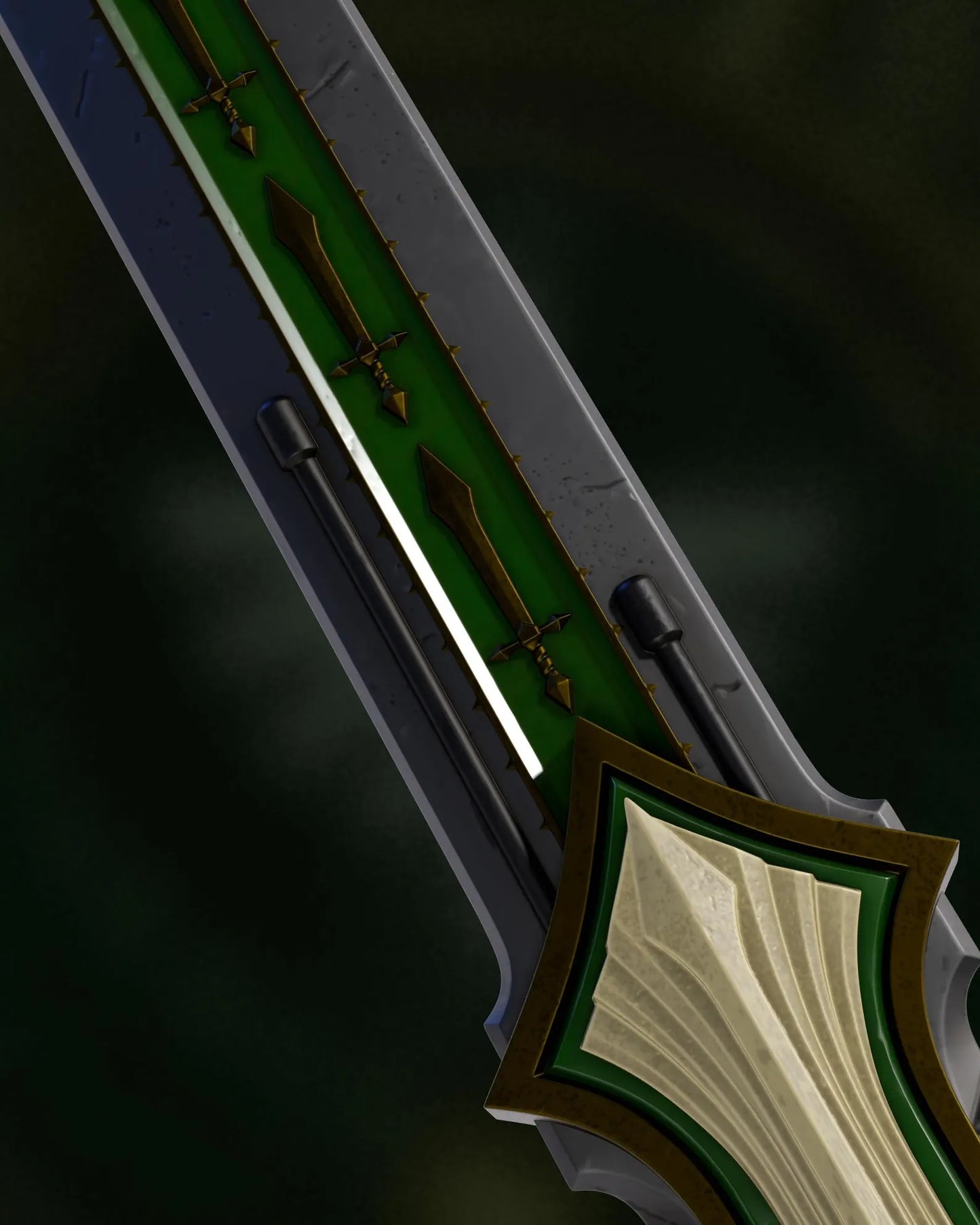 Obsidian Sentinel's Champion Cosplay Weapon