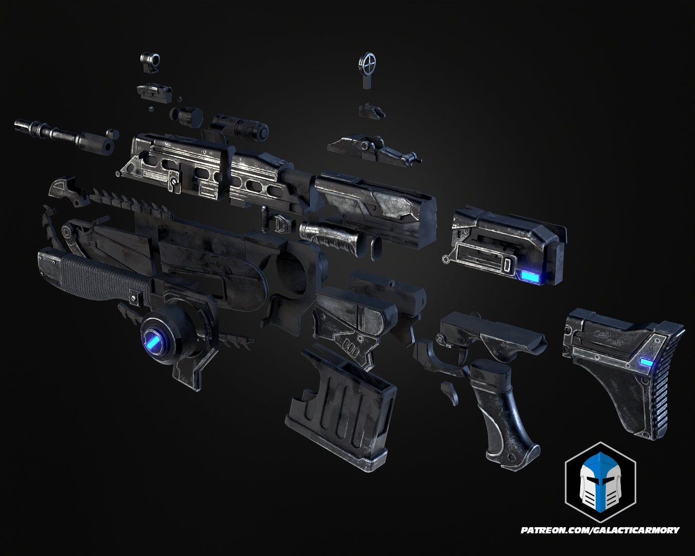 Gears of War Chainsaw Lancer