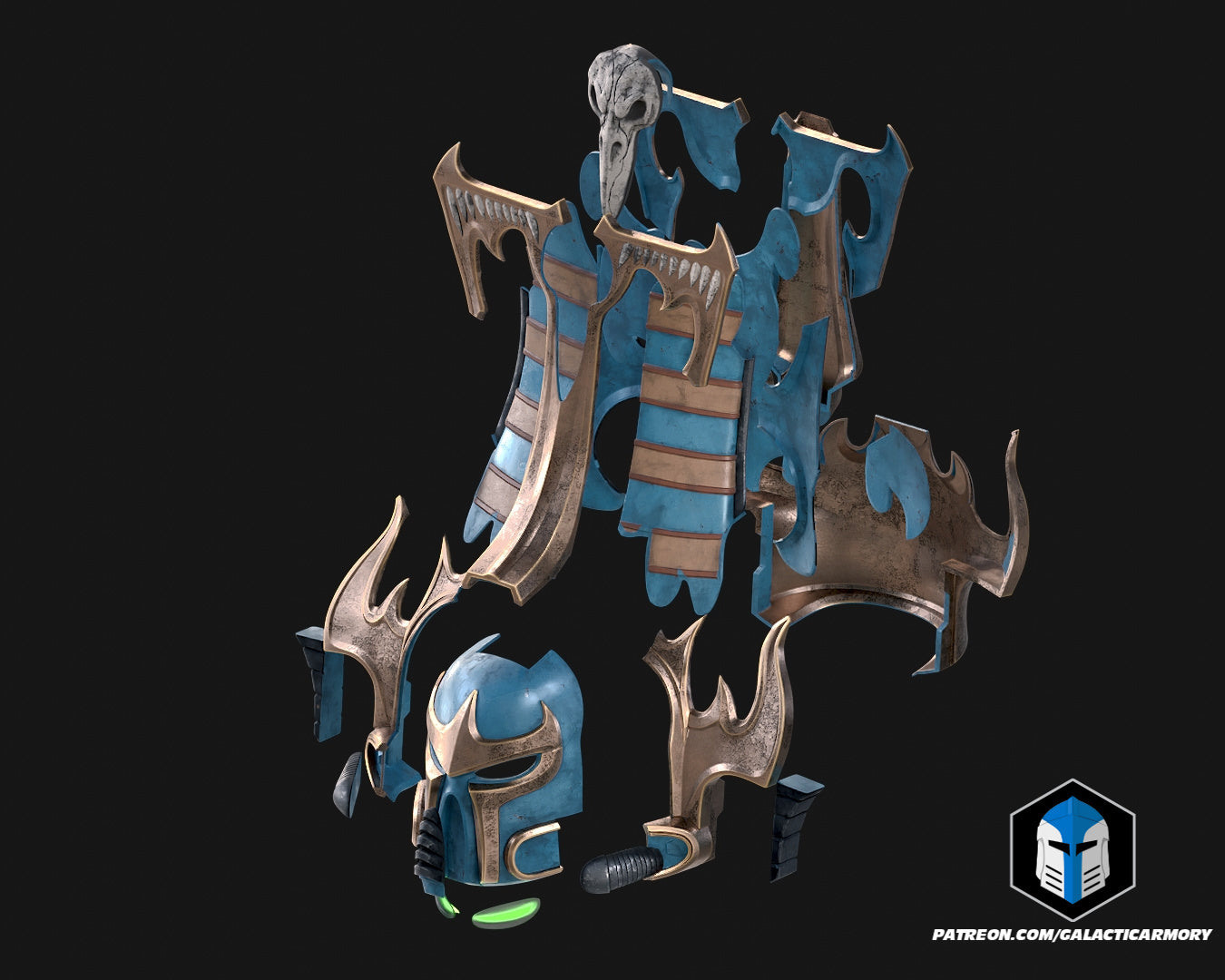 Chaos Warriors - Million Daughters Cosplay Helmet