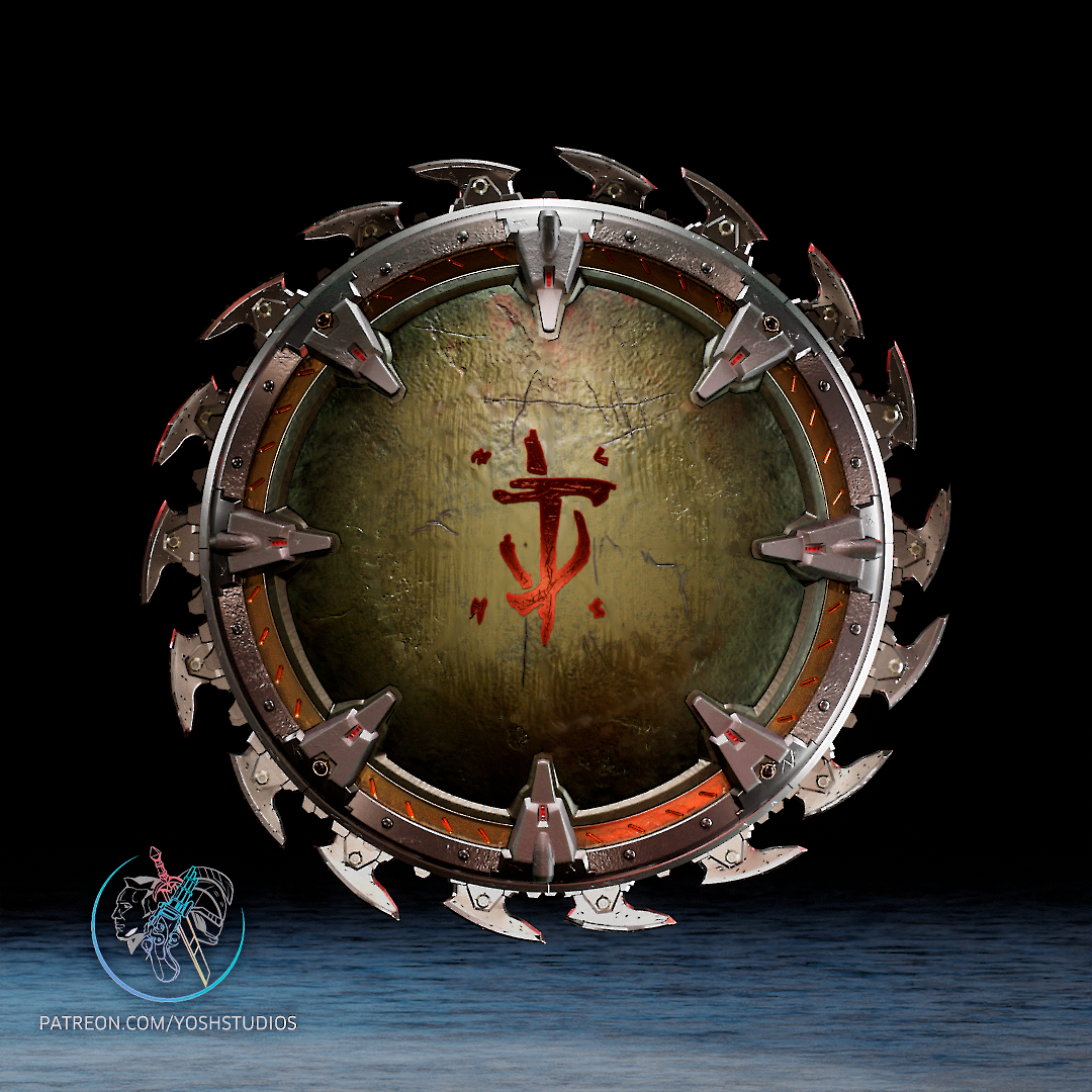 Doom: The Dark Ages Shield Cosplay