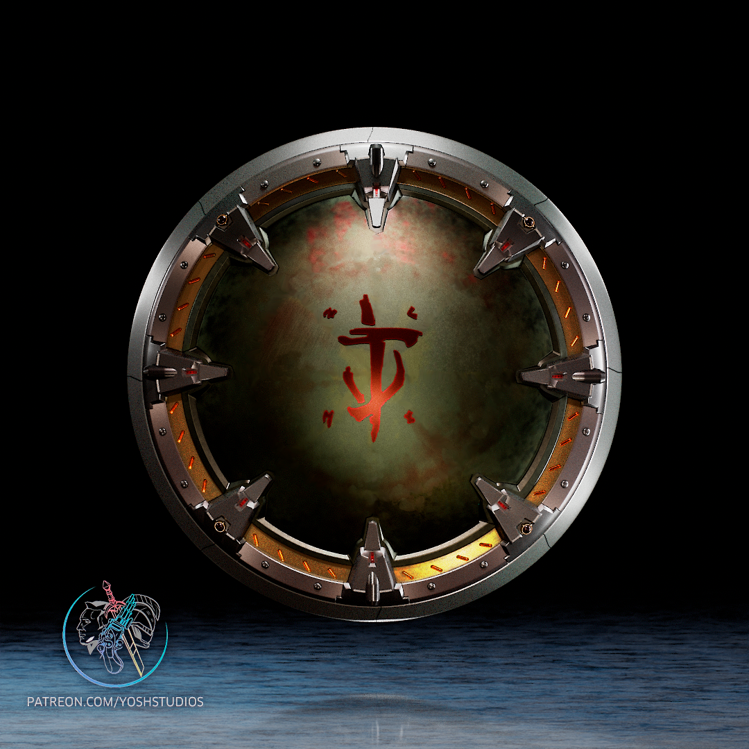 Doom: The Dark Ages Shield Cosplay