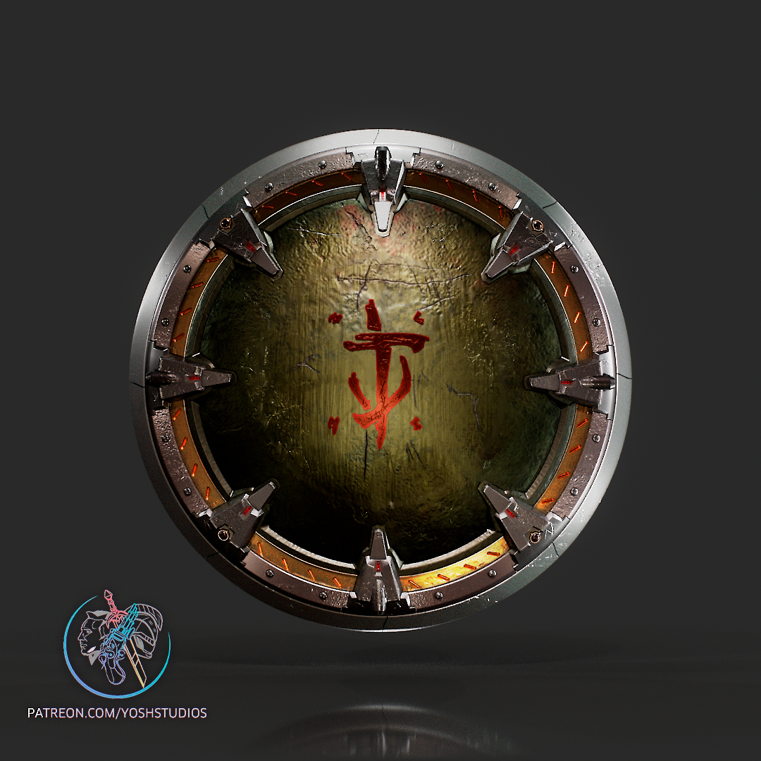 Doom: The Dark Ages Shield Cosplay