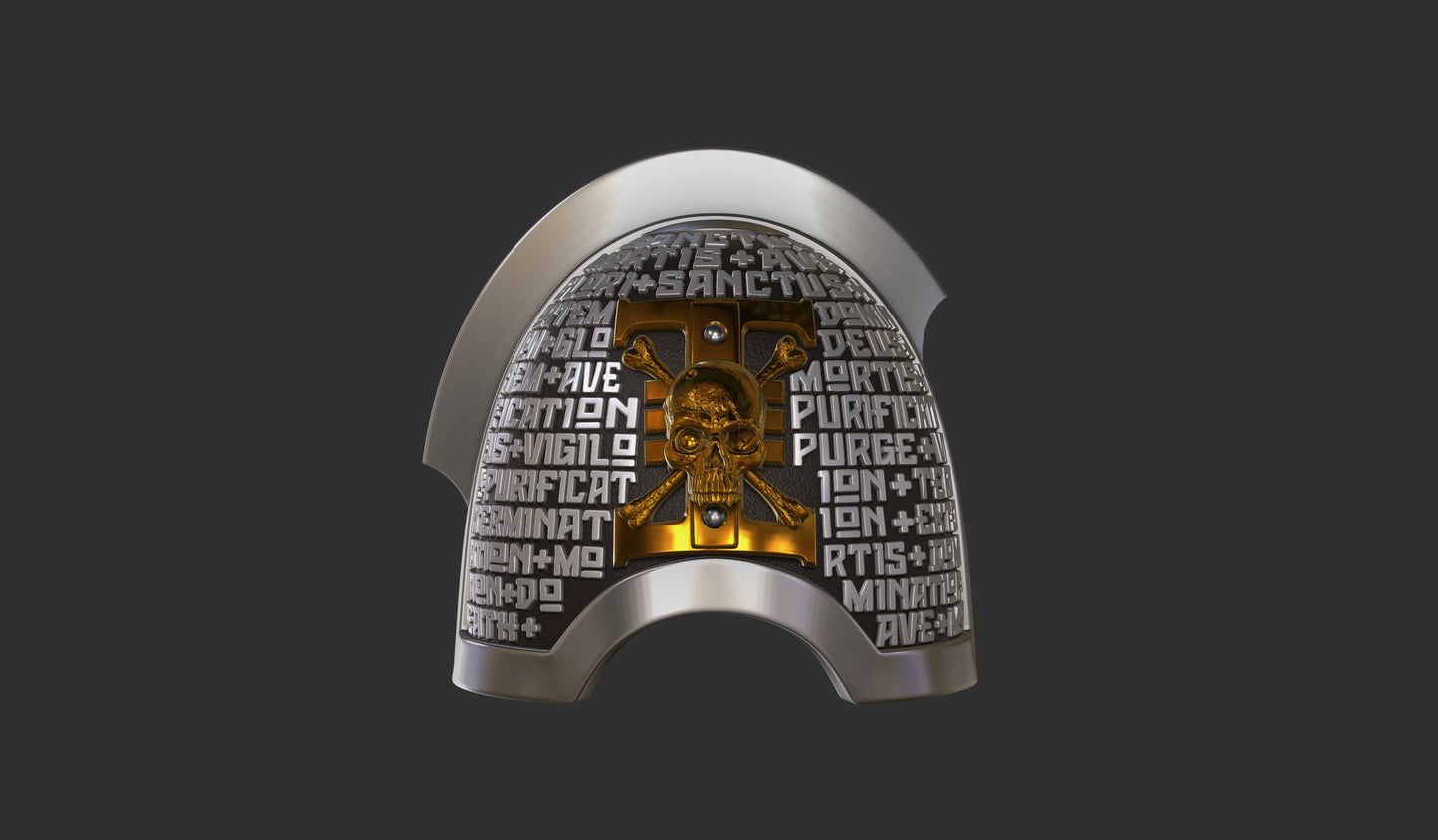 Ebony Watcher Pauldron Display