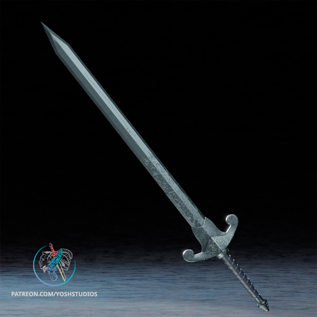 Oblivion Silver Sword Cosplay