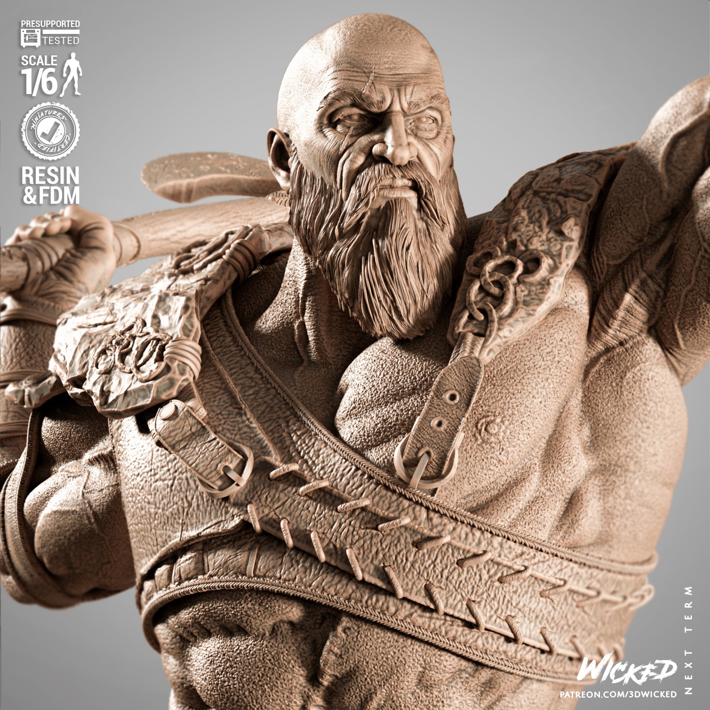 Kratos Sculpture