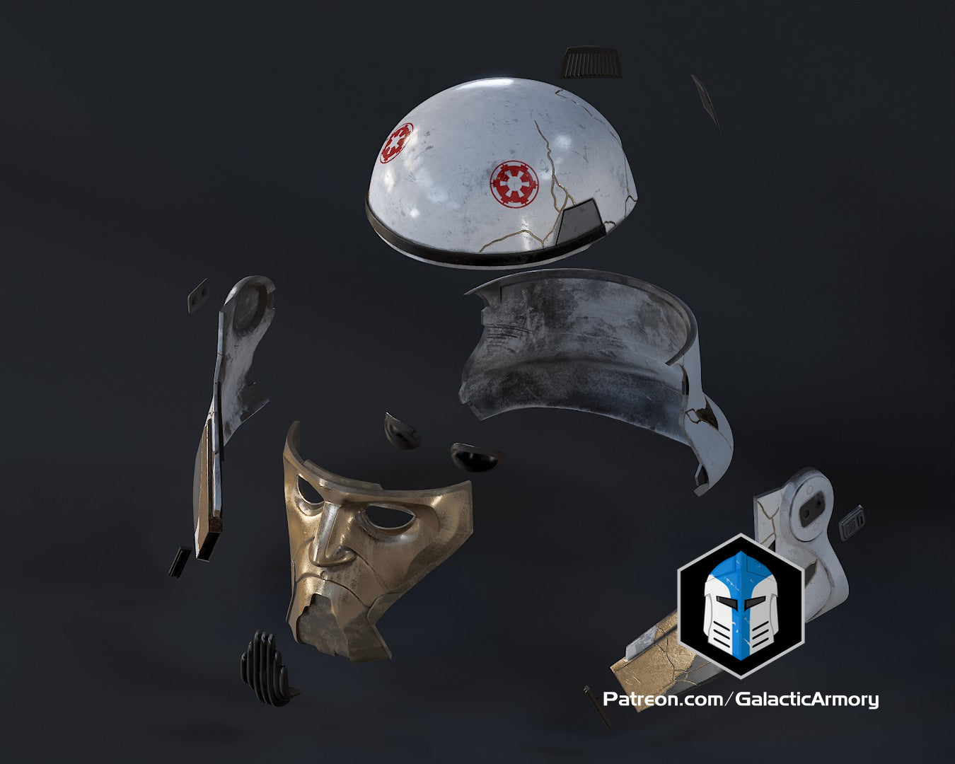 Captain Enoch Cosplay Helmet