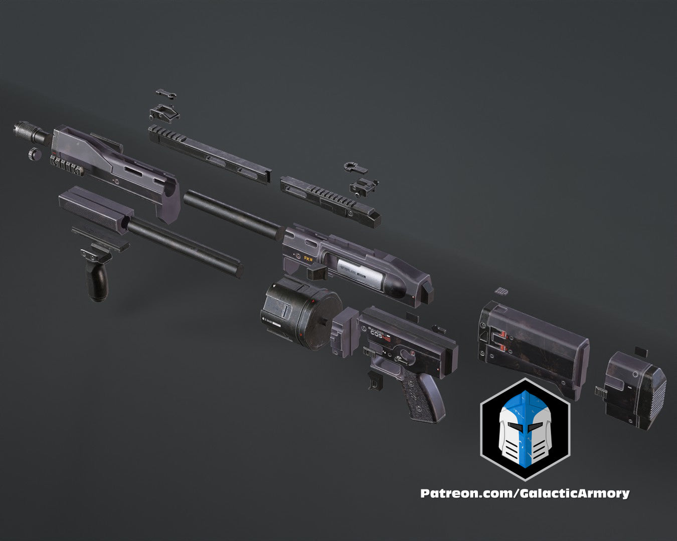 Halo Infinite Bulldog Shotgun Cosplay
