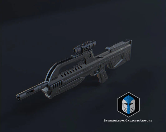 Halo Infinite Battle Rifle Cosplay