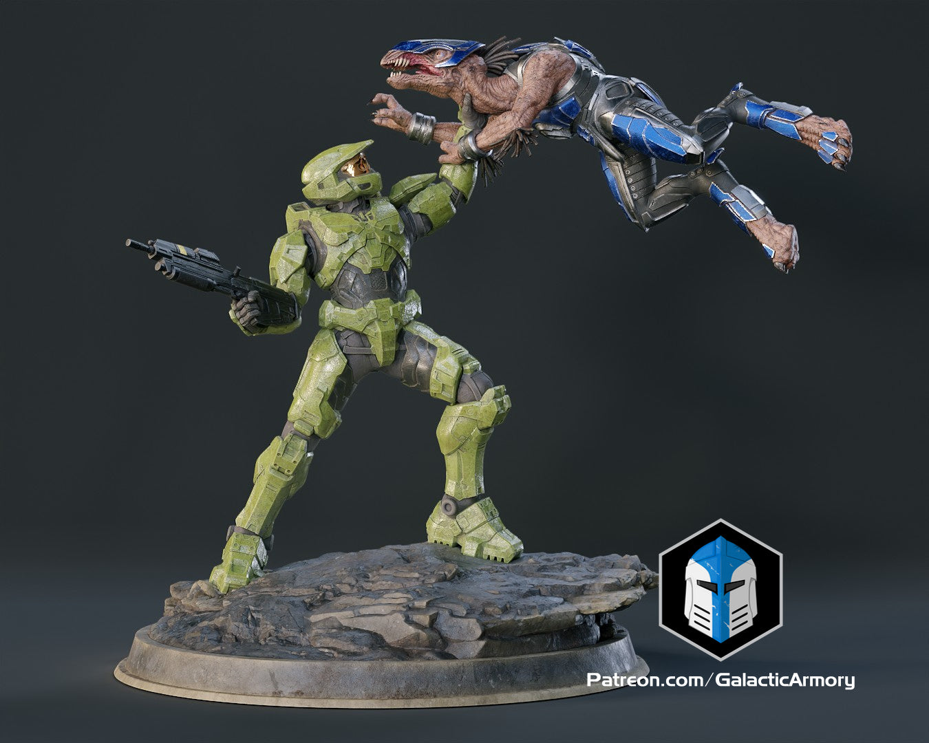 Master Chief Figurine Pose 1