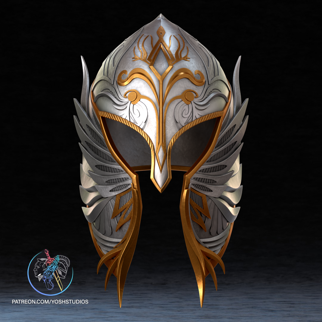 Oblivion Mithril Helmet Cosplay