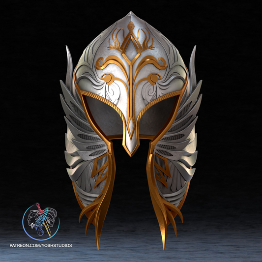 Oblivion Mithril Helmet Cosplay
