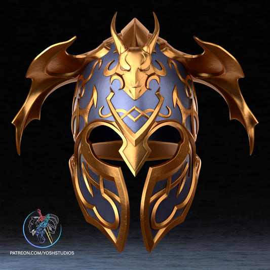 Oblivion Akatosh Helmet Cosplay