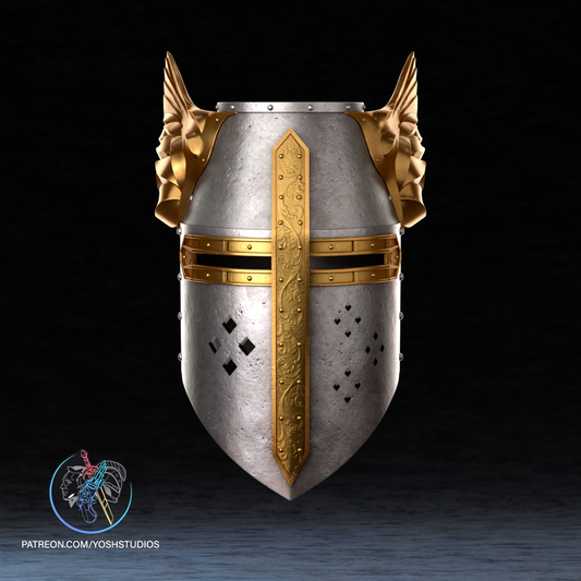 Oblivion Crusader Helmet Cosplay