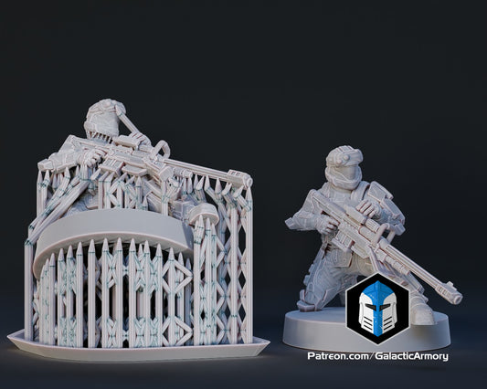 ODST Romeo Miniature (Alpha Nine) - Pose 2