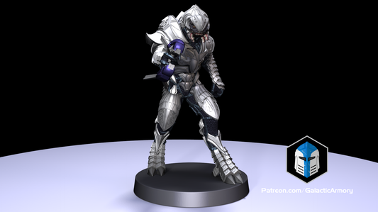 Arbiter Figurine Pose 4