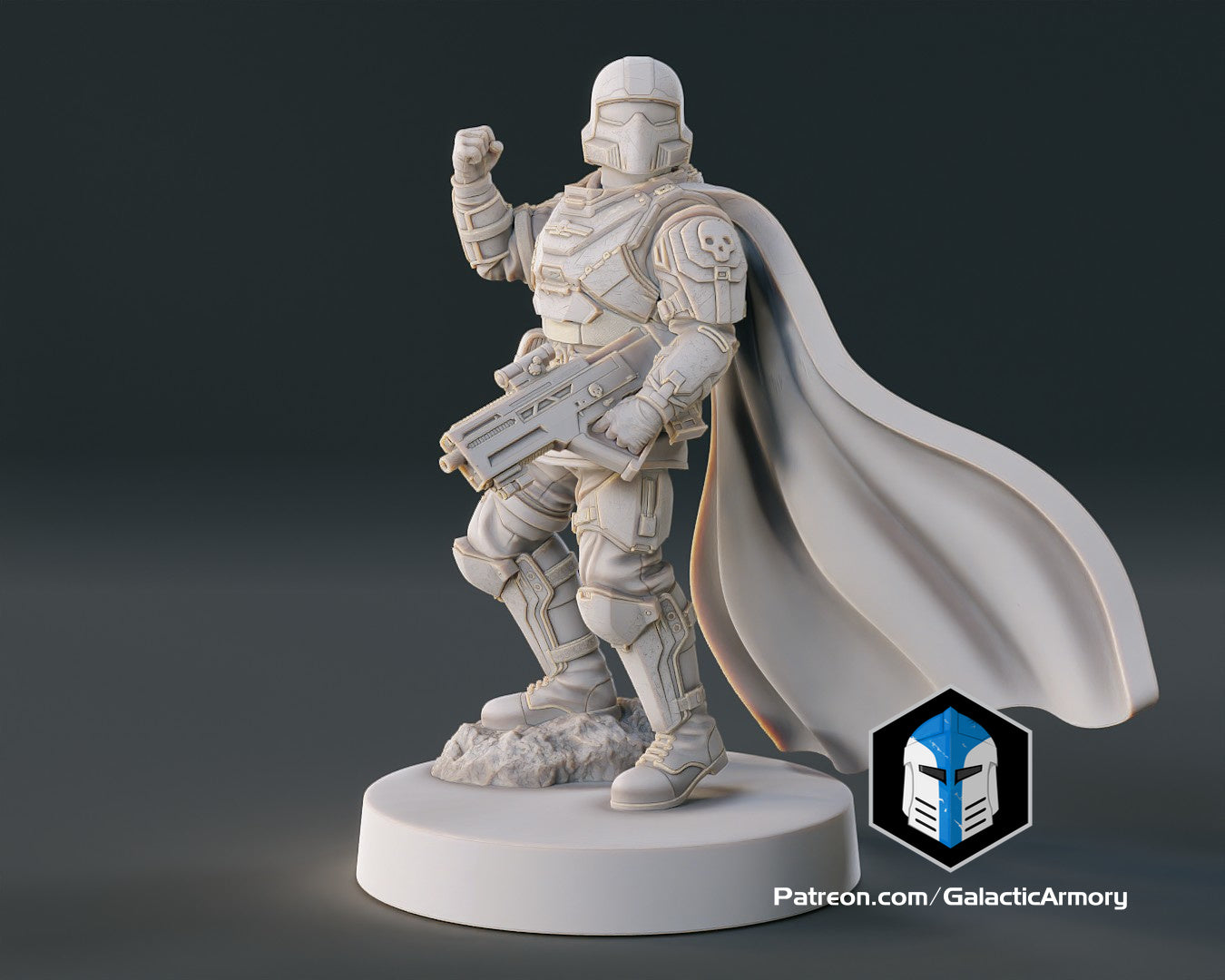 Helldiver Miniature - Pose 2