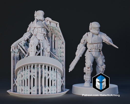 ODST Buck Miniature (Alpha Nine) - Pose 1