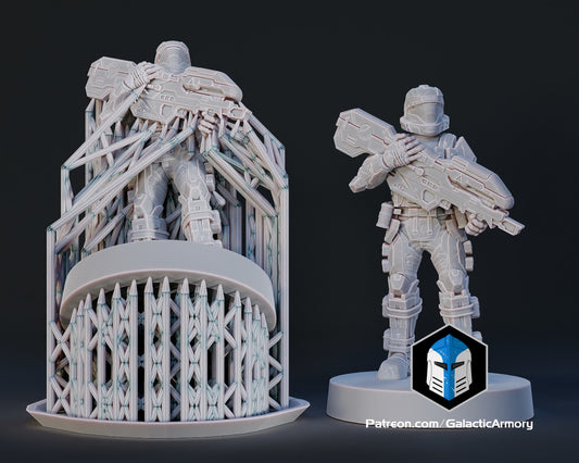 ODST Dutch Miniature (Alpha Nine) - Pose 1