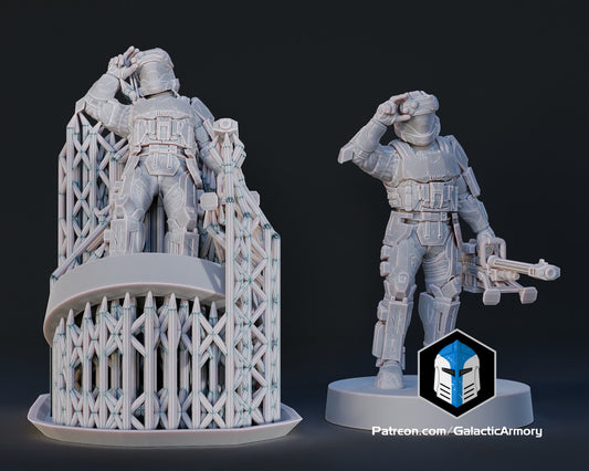 ODST Romeo Miniature (Alpha Nine) - Pose 1