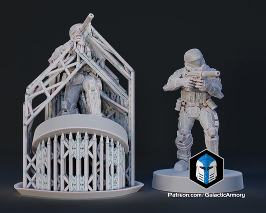 ODST Rookie Miniature (Alpha Nine) - Pose 2