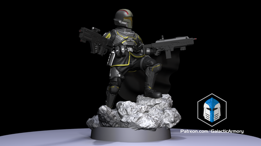 Helldiver Miniature - Pose 8