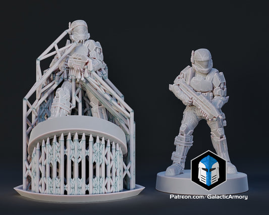 ODST Buck Miniature (Alpha Nine) - Pose 2