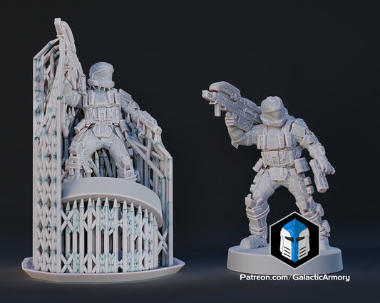 ODST Dutch Miniature (Alpha Nine) - Pose 2