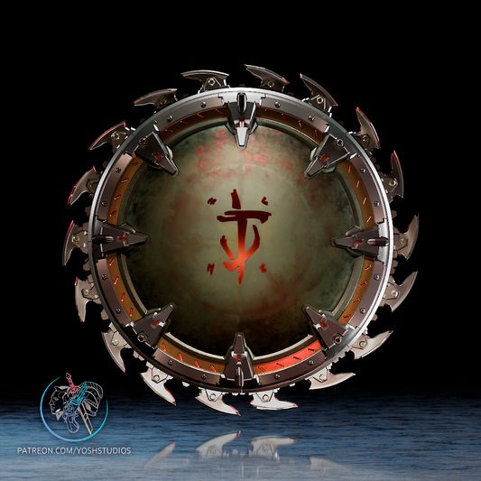 Doom: The Dark Ages Shield Cosplay