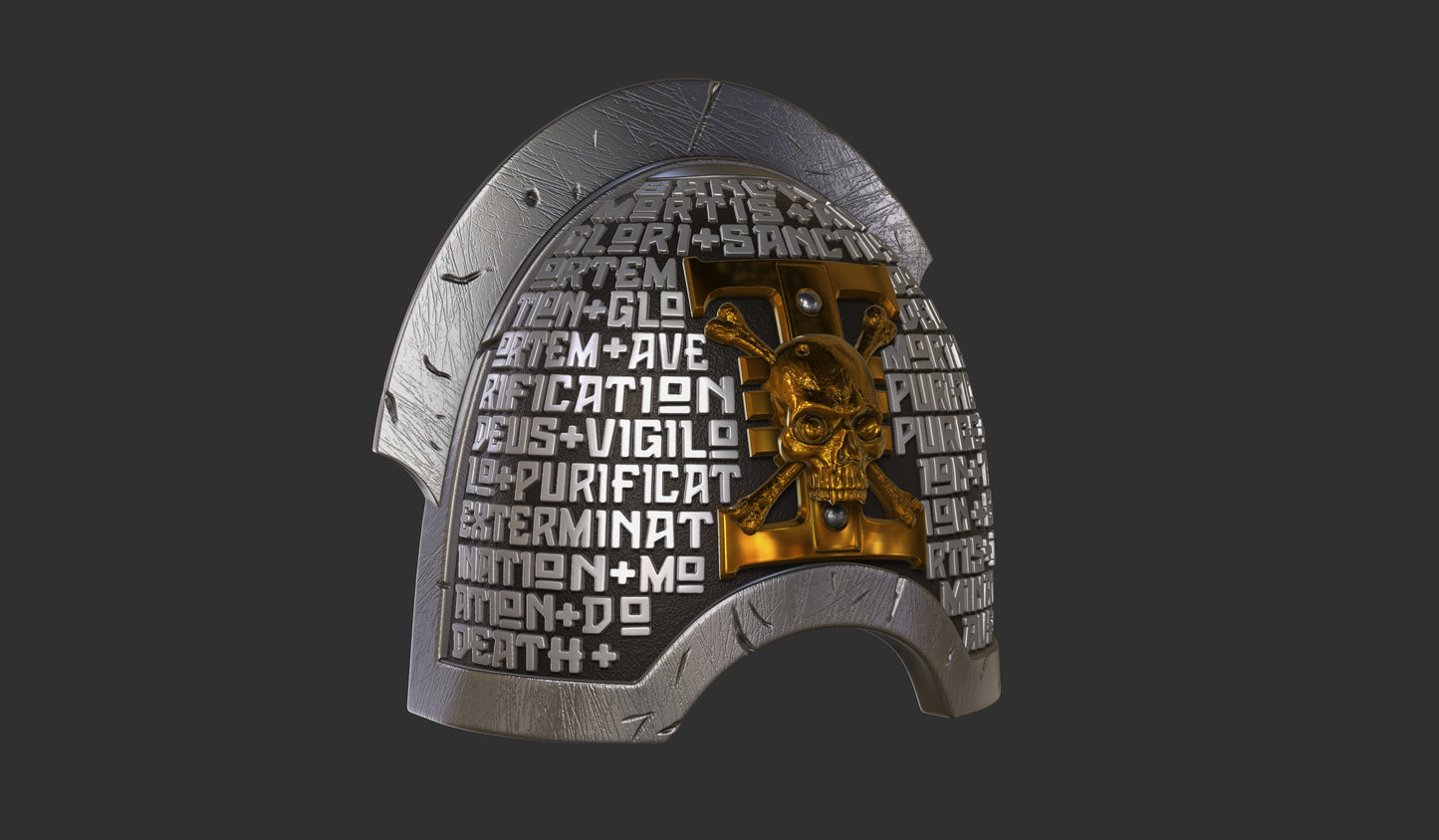 Ebony Watcher Pauldron Display